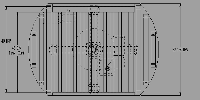 Powered Roller Turntable Drawing