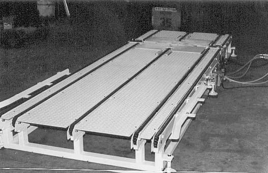 Strapper Conveyor Black & White Photo